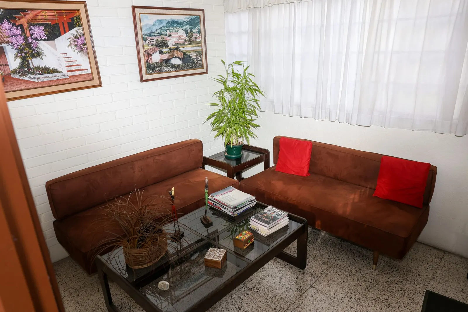 Sala de espera del consultorio
